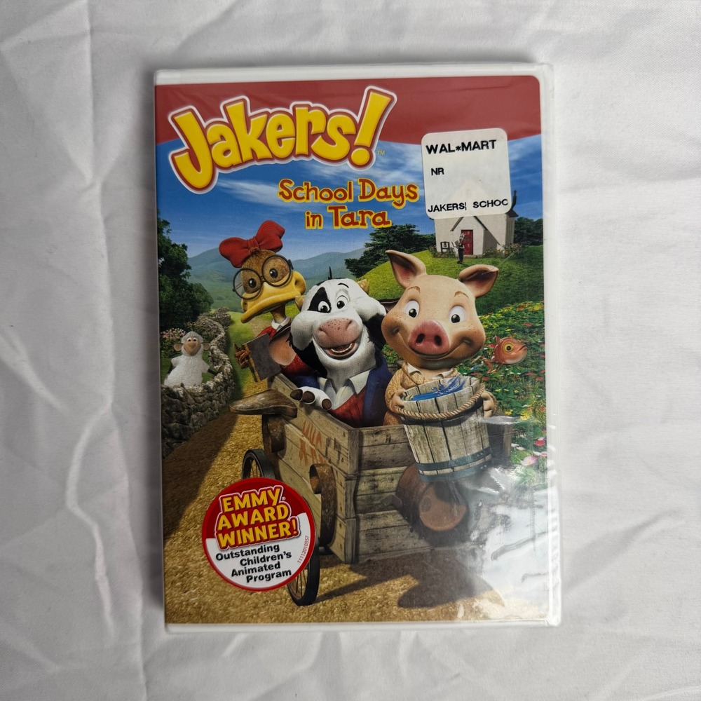 Jakers! School Days in Tara DVD Kids Piggley Winks Irish Farm Animated NWT